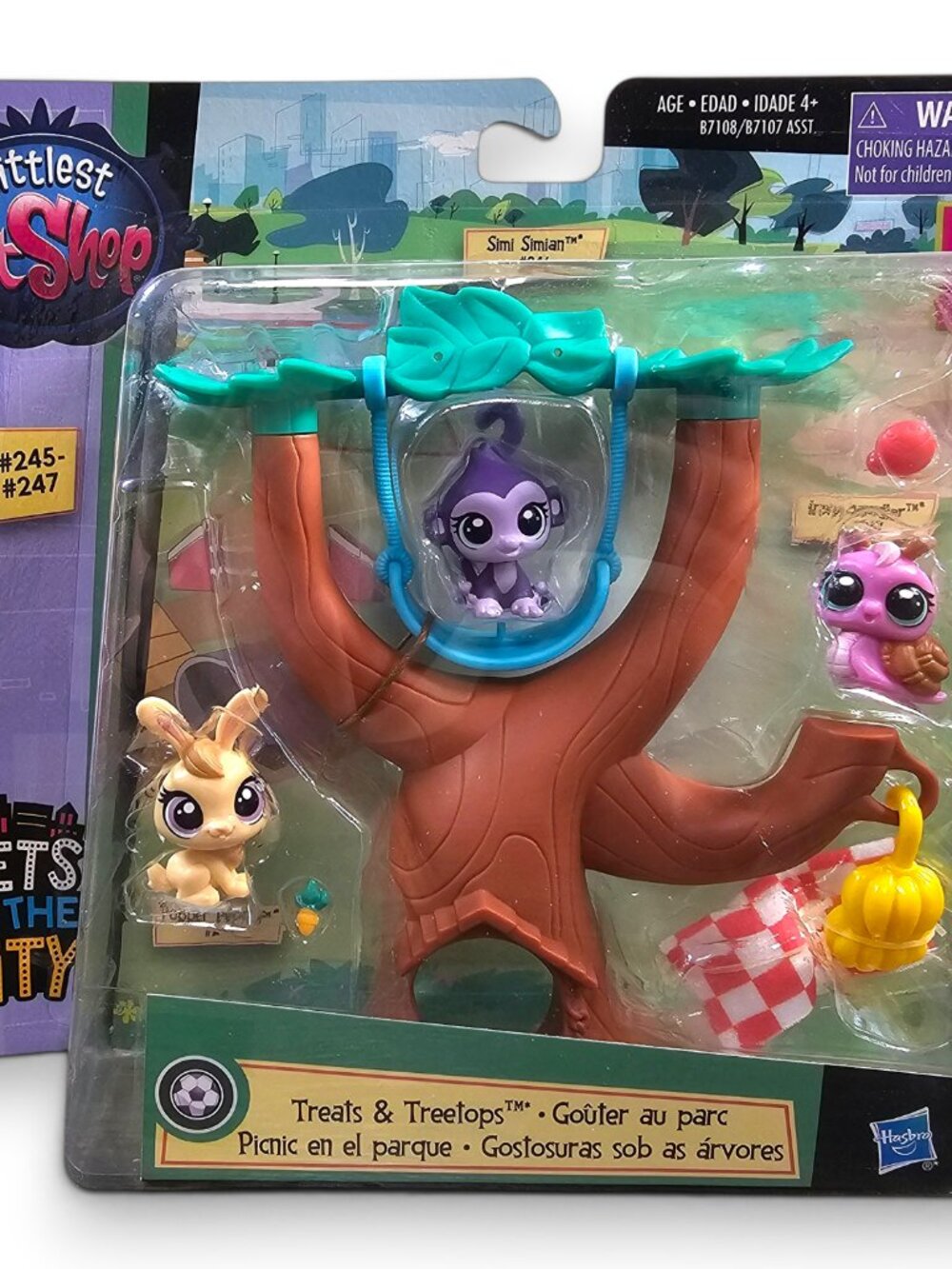 Hasbro Littlest Pet Shop Treats and Treetops #245 Rabbit #246 #247 NEW LPS 2015
